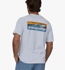 Patagonia - Men's Boardshort Logo Pocket Responsibili T-shirt - Herre - White