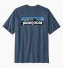 Patagonia - Men's P-6 Logo Responsibili T-shirt - Herre - Utility Blue
