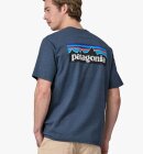 Patagonia - Men's P-6 Logo Responsibili T-shirt - Herre - Utility Blue