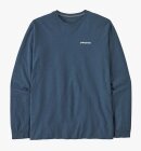 Patagonia - Men's Long-Sleeve P-6 Logo Responsibili T-shirt - Herre - Utility Blue