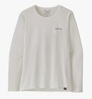 Patagonia - Women's LS Capilene Cool Daily Graphic UV T-shirt - Dame - Boardlogo White