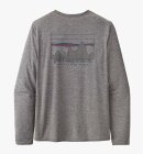Patagonia - Men's Capilene Cool Daily Graphic UV T-shirt - Herre - Skyline Feather Grey