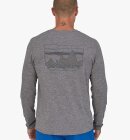 Patagonia - Men's Capilene Cool Daily Graphic UV T-shirt - Herre - Skyline Feather Grey