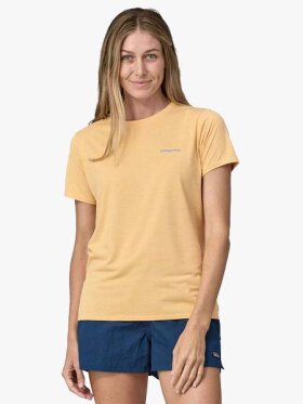 Patagonia - Women's Capilene Cool Daily Graphic UV T-Shirt - Dame - Sandy Melon