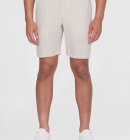 KnowledgeCotton Apparel - Men's Regular Hør Shorts - Herre - Light Feather Gray