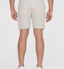 KnowledgeCotton Apparel - Men's Regular Hør Shorts - Herre - Light Feather Gray