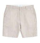 KnowledgeCotton Apparel - Men's Regular Hør Shorts - Herre - Light Feather Gray