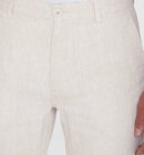 KnowledgeCotton Apparel - Men's Chuck Regular Hør Pants - Herre - Light Feather Gray