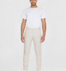 KnowledgeCotton Apparel - Men's Chuck Regular Hør Pants - Herre - Light Feather Gray