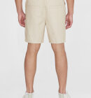 KnowledgeCotton Apparel - Men's Fig Loose Poplin Shorts - Herre - Light Feather Gray