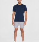 KnowledgeCotton Apparel - Men's Chuck Regular Chino Poplin Shorts - Herre - Alloy (Grå)