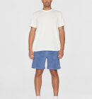 KnowledgeCotton Apparel - Men's Fig Loose Terry Shorts - Herre - Moonlight Blue