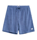 KnowledgeCotton Apparel - Men's Fig Loose Terry Shorts - Herre - Moonlight Blue