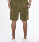 KnowledgeCotton Apparel - Men's Fig Loose Terry Shorts - Herre - Burned Olive