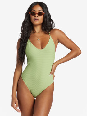 Billabong - Tanlines Sage High Leg One-Piece Badedragt - Palm Green