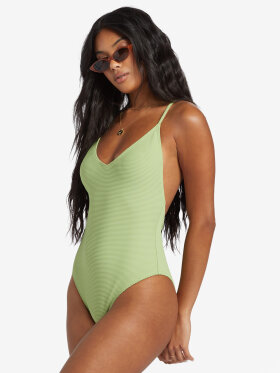 Billabong - Tanlines Sage High Leg One-Piece Badedragt - Palm Green