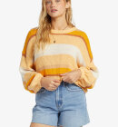 Billabong - Women's Sol Time Long Sleeve Striktrøje - Dame - Citrus Glow