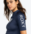 Roxy - Women's Whole Hearted Short Sleeve UV T-shirt - Dame - Mood Indigo (mørkeblå)