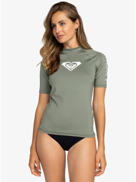 Roxy - Women's Whole Hearted Short Sleeve UV T-shirt - Dame - Agave Green