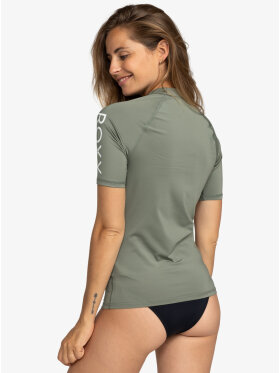 Roxy - Women's Whole Hearted Short Sleeve UV T-shirt - Dame - Agave Green