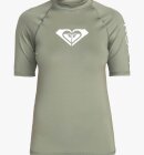 Roxy - Women's Whole Hearted Short Sleeve UV T-shirt - Dame - Agave Green