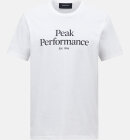 Peak Performance - Men's Original Logo T-shirt - Herre - Off White / Black