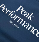 Peak Performance - Men's Original Logo T-shirt - Herre - Blue Steel