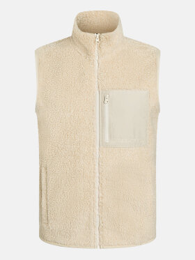 Peak Performance - Men's Pile Vest - Herre - Sand Fog/Vintage White