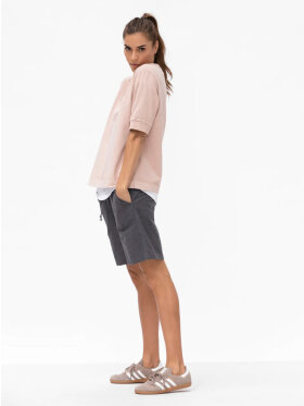 Blue Sportswear - Antonie Bomulds/Hør Shorts - Dame - Iron Grey