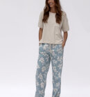 Blue Sportswear - Anisette Flowerprint Sommerbukser - Dame - Sea