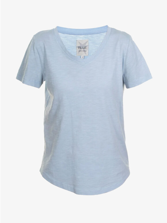Blue Sportswear - Andrea Flamé V-halset T-shirt - Dame - Heaven (lyseblå)