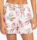 Roxy - Women's Lekeitio Break Beach Shorts - Dame - Snow White Tropical