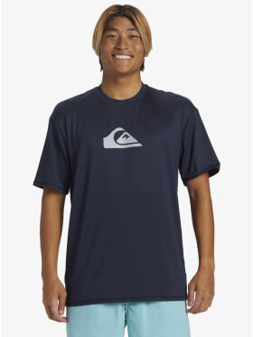 Quiksilver - Men's Everyday Short Sleeve UV T-shirt - Herre - Dark Navy