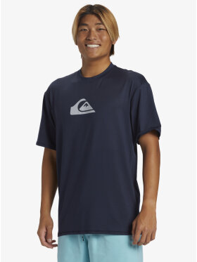 Quiksilver - Men's Everyday Short Sleeve UV T-shirt - Herre - Dark Navy