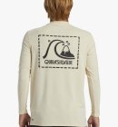 Quiksilver - Men's DNA Surf Long Sleeve UV T-Shirt - Herre - Oyster White