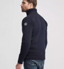 Holebrook - Men's Måns Knitted Zip Windproof Sweater - Herre - Navy