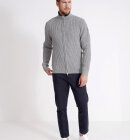 Holebrook - Men's Ragnar Fullzip Windproof Wool Sweater - Herre - Light Grey