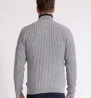 Holebrook - Men's Ragnar Fullzip Windproof Wool Sweater - Herre - Light Grey