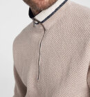 Holebrook - Men's Classic Rib Windproof Halfzip Sweater - Herre - Khaki