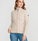 Holebrook - Women's Claire Fullzip Windproof Sweater - Dame - Sand