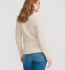 Holebrook - Women's Claire Fullzip Windproof Sweater - Dame - Sand