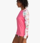 Roxy - Women's Printed Long Sleeve UV T-shirt - Dame - White Happy Tropical