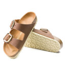 Birkenstock - Women's Arizona Big Buckle Læder Sandaler - Dame - Cognac - Smal