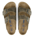 Birkenstock - Arizona Nubuklæder Sandaler - Unisex - Faded Khaki - Normal 