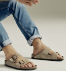 Birkenstock - Arizona Ruskindslæder Sandaler - Unisex - Taupe