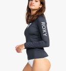 Roxy - Women's Whole Hearted Long Sleeve UV T-shirt - Dame - Mood Indigo (mørkeblå)