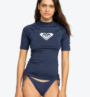 Roxy - Women's Whole Hearted Short Sleeve UV T-shirt - Dame - Mood Indigo (mørkeblå)