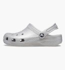 Crocs - Toddler Classic Glitter Clog Crocs - Børn (19-28) - Silver Glitter