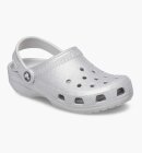 Crocs - Toddler Classic Glitter Clog Crocs - Børn (19-28) - Silver Glitter