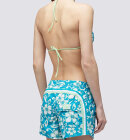 Sundek - Women's Coast Board Hibiscus Swimshorts - Dame - Blue Island 